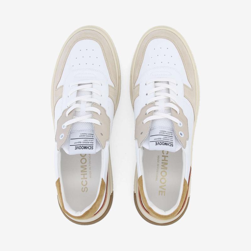 ORDER SNEAKER M - NAP/SUEDE/MESH - BLANC/MARRON